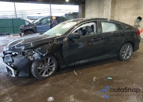 2019 Honda Civic Ex-L из США, поврежденный, VIN 19XFC1F74KE211496